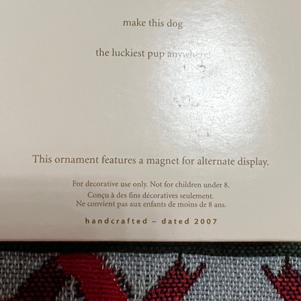 Hallmark Lucky Dog Pluto Frame w Magnetic 2007 - Picture 5 of 10